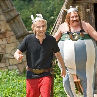 Edouard Baer stars as Asterix and Gerard Depardieu stars as Obelix in Wild Bunch's Asterix and Obelix: God Save Britannia (2012)