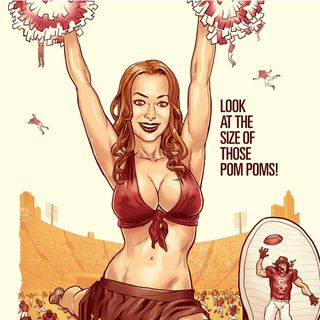 Poster of Epix's Attack of the 50 Foot Cheerleader (2012)