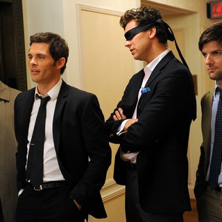 Kyle Bornheimer, James Marsden, Hayes MacArthur and Adam Scott in RADiUS-TWC's Bachelorette (2012)