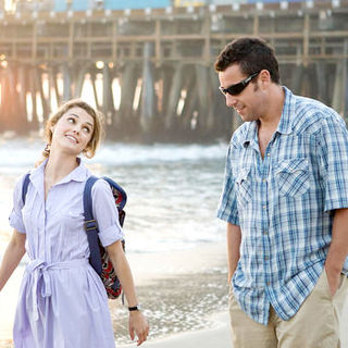 Keri Russell stars as Jill and Adam Sandler stars as Skeeter Bronson in Walt Disney Pictures' Bedtime Stories (2008)