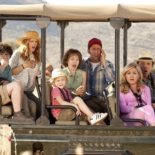 Drew Barrymore, Adam Sandler, Wendi McLendon-Covey and Kevin Nealon in Warner Bros. Pictures' Blended (2014)