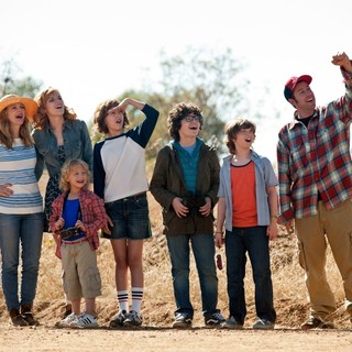 Drew Barrymore, Bella Thorne, Kyle Red Silverstein, Braxton Beckham and Adam Sandler  in Warner Bros. Pictures' Blended (2014)