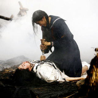 Koyuki stars as Onigen and Gianna Jun stars as Saya in Pathe Films' Blood: The Last Vampire (2009)