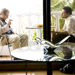 Russell Crowe stars as Ed Hoffman and Leonardo DiCaprio stars as Roger Ferris in Warner Bros. Pictures' Body of Lies (2008). Photo credit by Francois Duhamel.