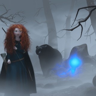 Princess Merida and The Wisps of Walt Disney Pictures' Brave (2012)