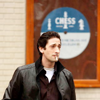 Adrien Brody stars as Leonard Chess in Sony BMG Feature Films' Cadillac Records (2008). Photo credit by Eric Liebowitz.