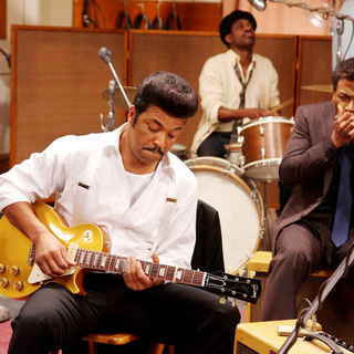 Jeffrey Wright stars as Muddy Waters and Columbus Short stars as Little Walter in Sony BMG Feature Films' Cadillac Records (2008). Photo credit by Eric Liebowitz.