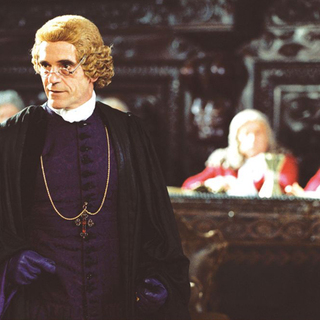 Jeremy Irons, as the detective-like Bishop Pucci in Touchstone Pictures' Casanova (2005)
