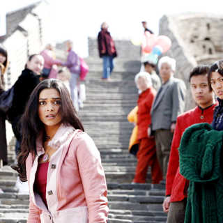 Deepika Padukone stars as Sakhi in Warner Bros. Pictures' Chandni Chowk to China (2009). Photo credit by Sheena Sippy.