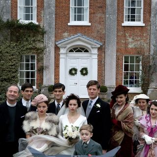 Jonathan Saxby, Edward Saxby, Felicity Jones, James Norton, Ellie Kendrick and John Standing in IFC Films' Cheerful Weather for the Wedding (2012)