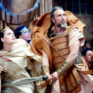 Alexa Davalos stars as Andromeda and Mads Mikkelsen stars as Draco in Warner Bros. Pictures' Clash of the Titans (2010)