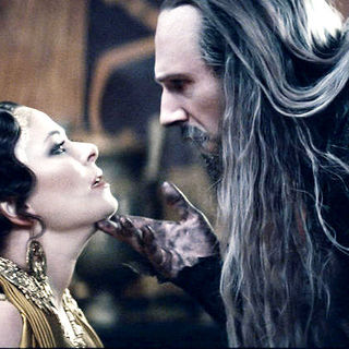 Polly Walker stars as Cassiopeia and Ralph Fiennes stars as Hades in Warner Bros. Pictures' Clash of the Titans (2010)