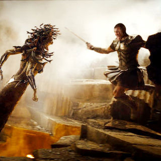 Natalia Vodianova stars as Medusa and Sam Worthington stars as Perseus in Warner Bros. Pictures' Clash of the Titans (2010)