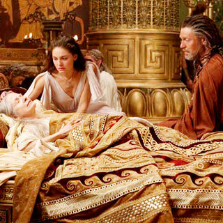 Alexa Davalos stars as Andromeda and Mads Mikkelsen stars as Draco in Warner Bros. Pictures' Clash of the Titans (2010)