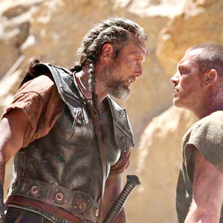 Mads Mikkelsen stars as Draco and Sam Worthington stars as Perseus in Warner Bros. Pictures' Clash of the Titans (2010)