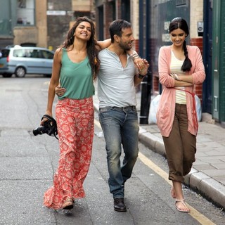 Deepika Padukone, Saif Ali Khan and Diana Penty in Eros International's Cocktail (2012)
