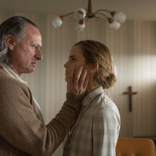 Michael Nyqvist and Emma Watson (stars as Lena) in Screen Media Films' Colonia (2016)