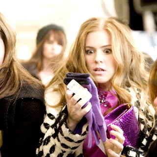 Isla Fisher stars as Rebecca Bloomwood in Walt Disney Pictures' Confessions of a Shopaholic (2009). Photo credit by Robert Zuckerman.