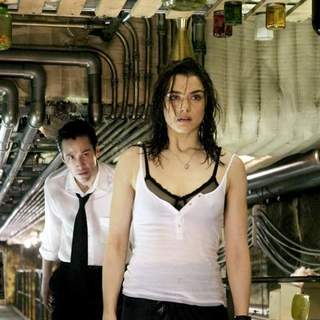 Keanu Reeves and Rachel Weisz in Warner Bros' "Constantine" (2005)
