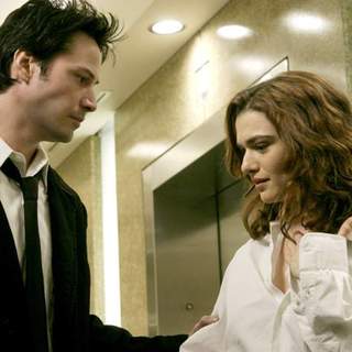 Keanu Reeves and Rachel Weisz in Warner Bros' "Constantine" (2005)