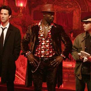 Keanu Reeves, Djimon Hounsou and Shia LaBeouf in Warner Bros' "Constantine" (2005)