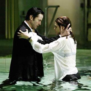 Keanu Reeves and Rachel Weisz in Warner Bros' "Constantine" (2005)