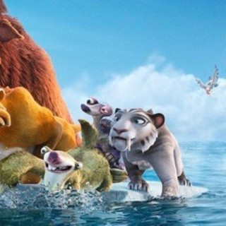 Manny, Diego, Sid, Granny, Shira, Silas, Raz, Flynn, Gutt, Squint and Dobson from 20th Century Fox's Ice Age: Continental Drift (2012)