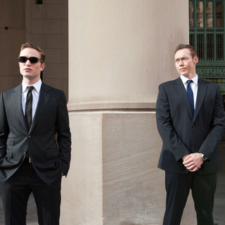 Robert Pattinson stars as Eric Packer and Kevin Durand stars as Torval in Entertainment One's Cosmopolis (2012)