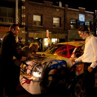 Kevin Durand, Paul Giamatti and Robert Pattinson in Entertainment One's Cosmopolis (2012)