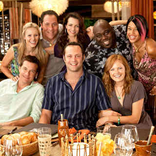 Jason Bateman, Kristen Bell, Jon Favreau, Kristin Davis, Vince Vaughn, Faizon Love, Malin Akerman and Kali Hawk in Universal Pictures' Couples Retreat (2009)
