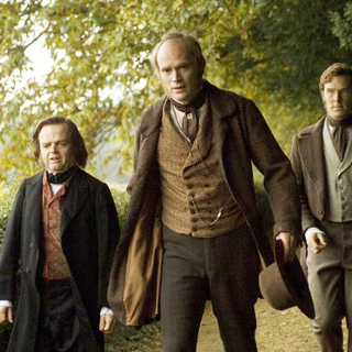 Toby Jones stars as Thomas Huxley and Paul Bettany stars as Charles Darwin in Newmarket Films' Creation (2010)