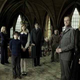 Helena Bonham Carter, Chloe Moretz, Johnny Depp, Jackie Earle Haley, Jonny Lee Miller and Michelle Pfeiffer in Warner Bros. Pictures' Dark Shadows (2012)