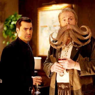 Ron Livingston stars as Caldwell and Rick Overton stars as Chuck Beard Champion in Paramount Pictures' Dinner for Schmucks (2010). Photo by Merie Weismiller Wallace
