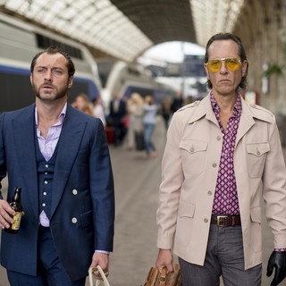 Jude Law stars as Dom Hemingway and Richard E. Grant stars as Dickie in Fox Searchlight Pictures' Dom Hemingway (2014)