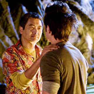 Chow Yun-Fat stars as Master Roshi and Justin Chatwin stars as Goku in The 20th Century Fox Pictures' Dragonball Evolution (2009)