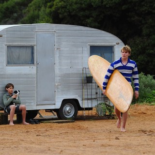 Kai Arbuckle stars as Young Jimmy Kelly and Sean Keenan stars as Young Andy Kelly in Wrekin Hill Entertainment's Drift (2013)