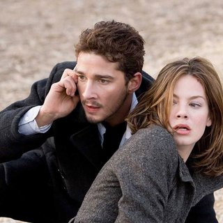 Shia LaBeouf stars as Jerry Shaw and Michelle Monaghan stars as Rachel Holloman in DreamWorks SKG's Eagle Eye (2008). Photo credit by Ralph Nelson.