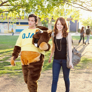 Penn Badgley stars as Woodchuck Todd and Emma Stone stars as Olive Penderghast  in Screen Gems' Easy A (2010)