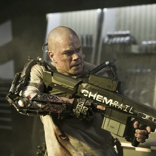 Matt Damon stars as Max in TriStar Pictures' Elysium (2013)