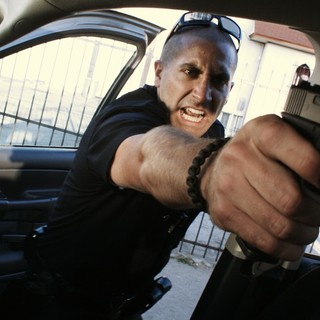 Jake Gyllenhaal stars as Officer Taylor in Open Road Films' End of Watch (2012)
