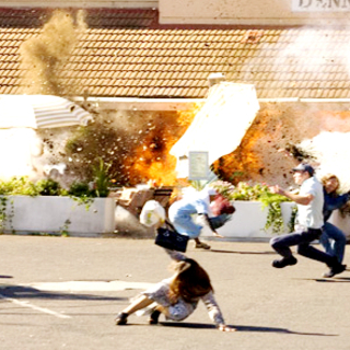 A scene from Monterey Media's Endgame (2009)