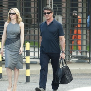 Amy Ryan stars as Abigail and Sylvester Stallone stars as Ray Breslin in Summit Entertainment's Escape Plan (2013)