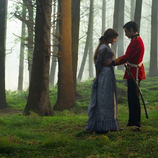 Carey Mulligan stars as Bathsheba Everdene and Tom Sturridge stars as Sergeant Troy in Fox Searchlight Pictures' Far from the Madding Crowd (2015)