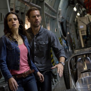 Jordana Brewster stars as Mia Toretto and Paul Walker stars as Brian O'Conner in Universal Pictures' Fast and Furious 6 (2013)