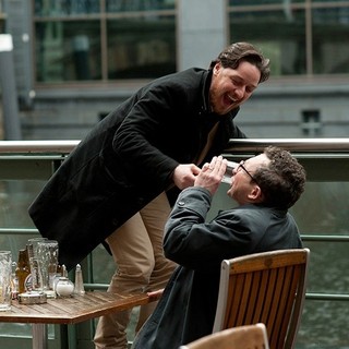 James McAvoy stars as Bruce Robertson and Eddie Marsan stars as Bladesey in Magnolia Pictures' Filth (2014)