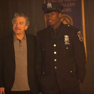Robert De Niro stars as Sarcone and 50 Cent stars as Malo in Lions Gate Films' Freelancers (2012)