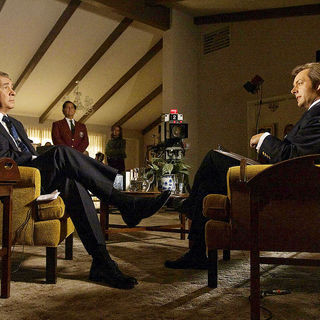 Frank Langella stars as Richard Nixon and Michael Sheen stars as David Frost in Universal Pictures' Frost/Nixon (2008)