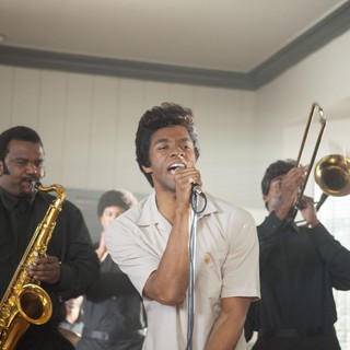 Chadwick Boseman stars as James Brown in Universal Pictures' Get on Up (2014)