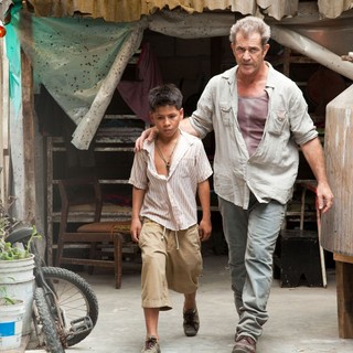 Kevin Hernandez and Mel Gibson stars as Driver in 20th Century Fox Home Entertainment's Get the Gringo (2012)