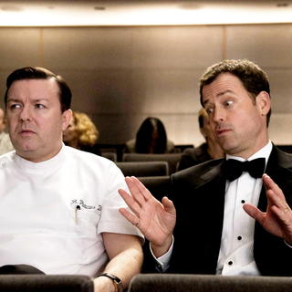 Ricky Gervais stars as Bertram Pincus and Greg Kinnear stars as Frank Herlihy in Paramount Pictures' Ghost Town (2008)